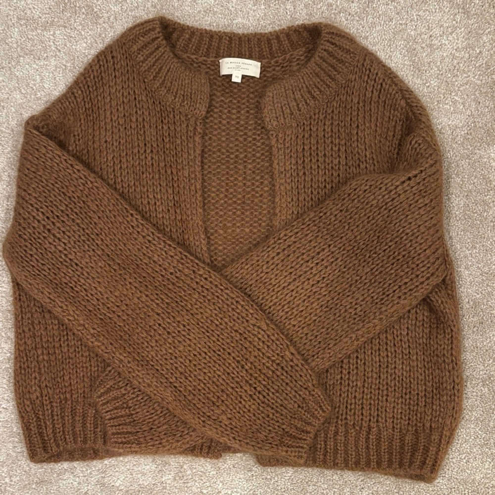 Sezane Alpaca Wool Cardigan S